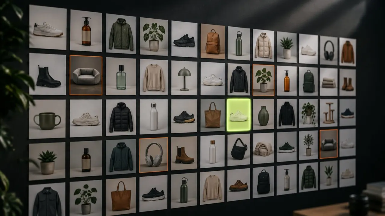 A whole catalogue checked, product by product